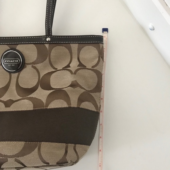 Coach Canvas Signature Tote Bag - Picture 5 of 7